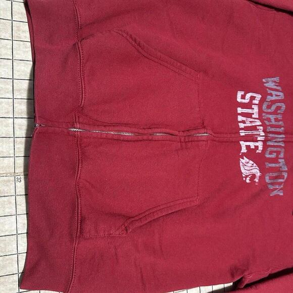 Vintage Champion Sweatshirt Women's Small Full Zip WSU Washington State Cougars - Picture 5 of 13